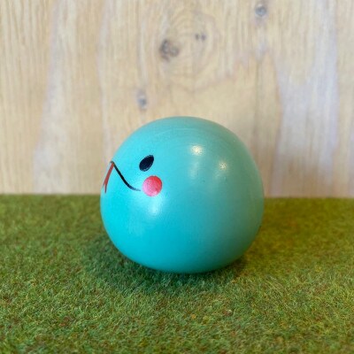 【こけしげのコケシ】コロこけし 干支 巳(み) / 青