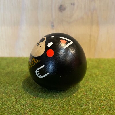 【こけしげのコケシ】コロこけし 干支 戌(いぬ) / 黒