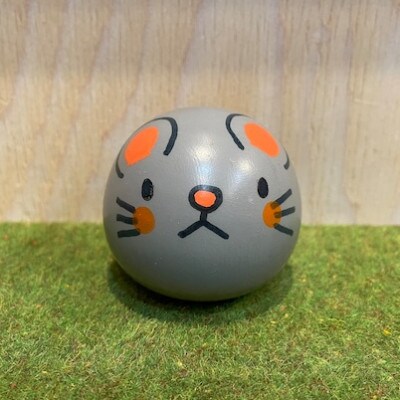 【こけしげのコケシ】コロこけし 干支 子(ねずみ)