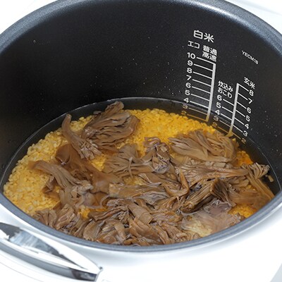 100日まいたけ使用!炊き込みご飯の素(3合炊き×3個セット)