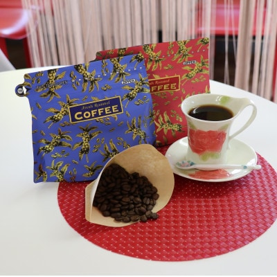 【のし付き】オリジナルブレンドコーヒー(粉)200g×2種詰め合わせ[ハーバー/ストロング]