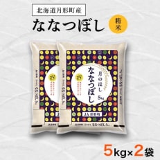 [2ヵ月毎定期便]特Aランク獲得北海道月形町ななつぼし10kg×1カ月おきに2回発送 全2回