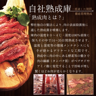 月形熟成牛厚切りステーキセット6枚