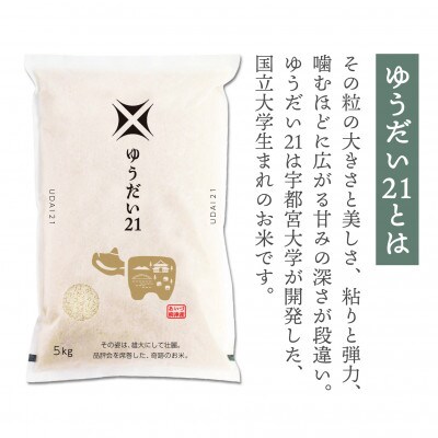 【令和6年産】国立大学生まれのおいしいお米「ゆうだい21」10kg【令和7年2月下旬発送予定】