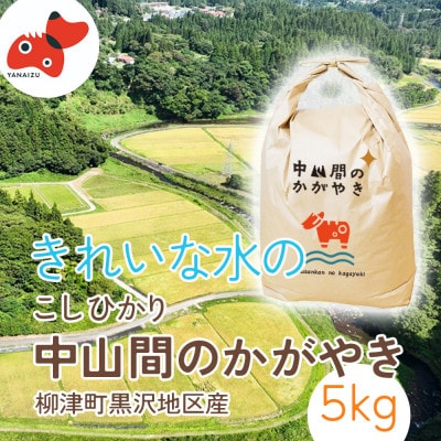 【R8年産先行】 福島 柳津町 黒沢地区産 こしひかり 中山間のかがやき 5kg 〈11月発送開始〉
