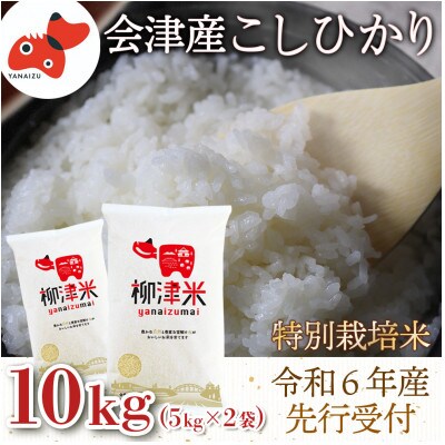 【令和6年産 先行受付 / R7.1月より順次発送】会津柳津産「柳津米」特別栽培米 10kg