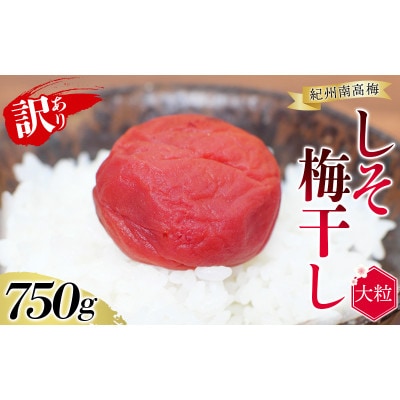 訳あり無選別紀州南高梅しそ 750g