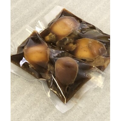 和歌山産煮アワビ姿 【湯浅たまり醤油ぶどう山椒風味】 160g