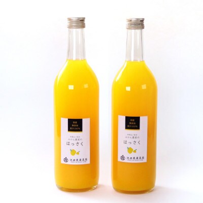 無添加はっさくジュース720ml×2本【100%・ストレート】　ikd253sato