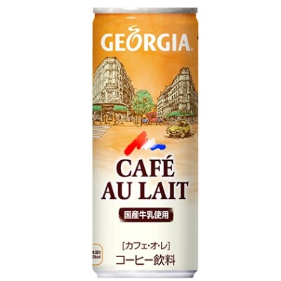 【コカ・コーラ社・GEORGIA】ジョージアカフェオレ250ml　缶コーヒー　30本入り