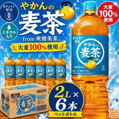 日本コカ・コーラ やかんの麦茶 from 爽健美茶 2L×6本 ペットボトル ケース