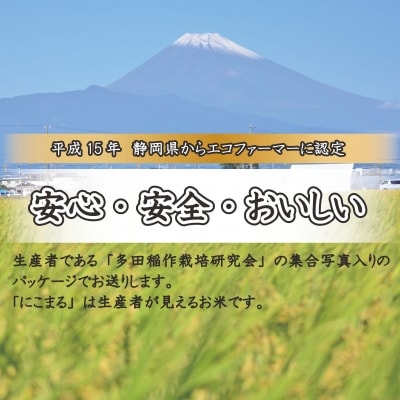 エコファーマー栽培米!「エコ米 にこまる」(2kg×2袋)