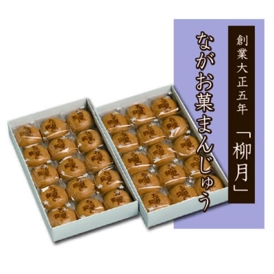 内閣総理大臣賞受賞!「ながお菓まんじゅう」(15個入×2箱)
