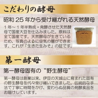【寄附受付は9月30日まで】天然酵母「コーボンみそ」(750g×3個)