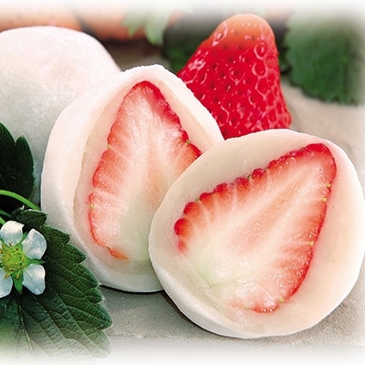 「いちご大福」(6個入)と新食感の「いちごのときめき」(10枚入)