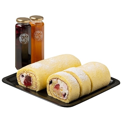 伊豆の果物つめすぎロールケーキ2本セット
