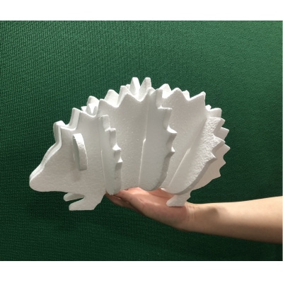発泡スチロール製　動物立体パズル(ハリネズミ)