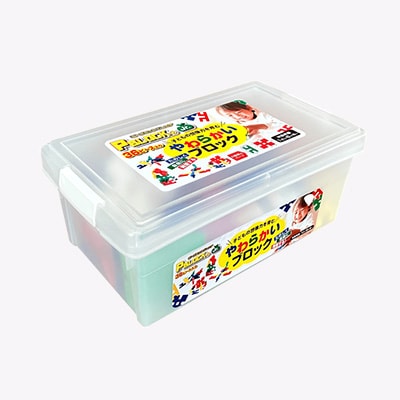 【幼児向けやわらかい知育玩具】ピーブロックジュニア36