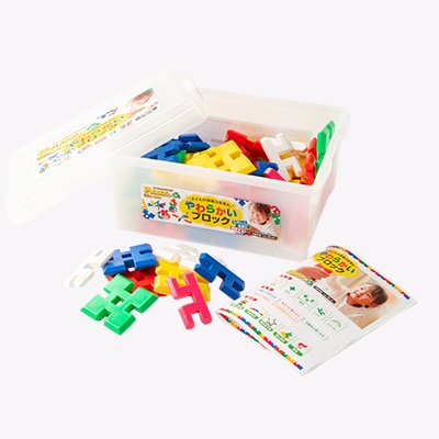 【幼児向けやわらかい知育玩具】ピーブロックジュニア36