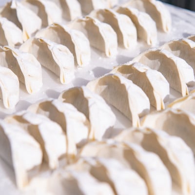餃子の金星の自慢の味すべてを味わえる!餃子DXセット タレ付(4種・120個入)