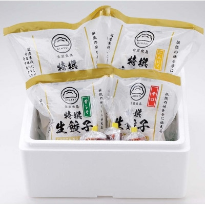 餃子の金星の自慢の味すべてを味わえる!餃子DXセット タレ付(4種・120個入)