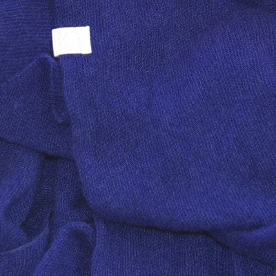 【 OTA KNIT 】ふわふわガーゼ  ファーカシミヤ  ショール(ネイビー)
