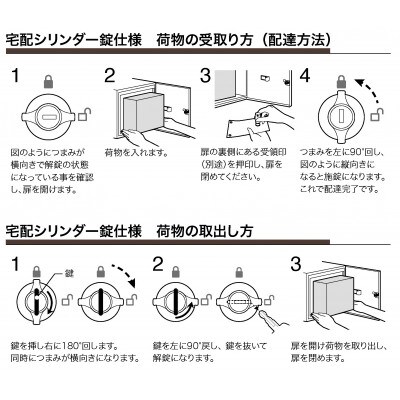 宅配ボックス　3333V2R(右開き)　壁付け　ステングレー　宅配シリンダー錠仕様　1台