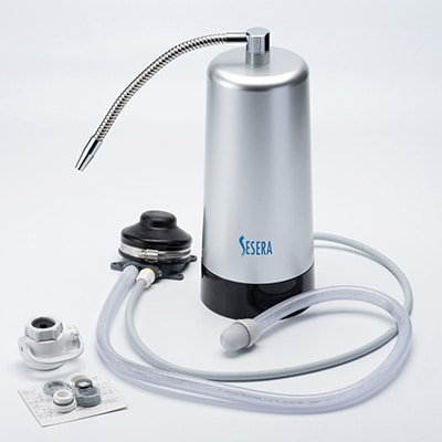 電源不要!停電時、断水時にも使用できる!フェーズフリー浄水器　SESERA