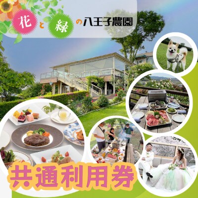 展望レストラン・BBQ・愛犬とお食事が大人気!【共通利用券 3000円】 花と緑の八王子農園