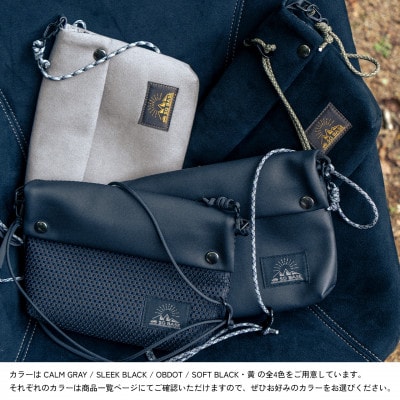 SG BASEミニショルダーバッグ_Soft Black　自動車内装端材のアップサイクル