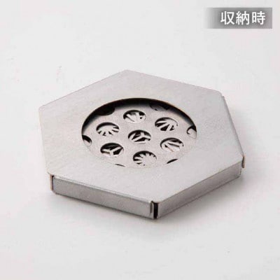 クッカーとしても!おうちでアウトドア気分が味わえるアロマ台【麻の葉】