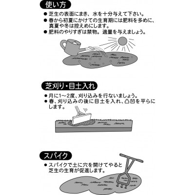 まきやすい芝生の肥料　5kg　約20坪分　【細粒タイプ】
