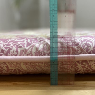 日本製固綿入りボリューム敷布団(シングル/花柄ピンク)