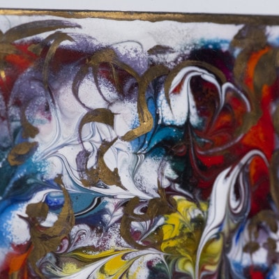 【七宝工芸家　中島たか子】絵画七宝　夢の中