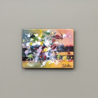 【七宝工芸家　中島たか子】絵画七宝　夢の中2