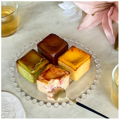 バスクチーズキューブ4種セット【5cm×5cmキューブ×計4個】