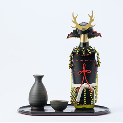 甲冑型ボトルホルダー　完成品　黒
