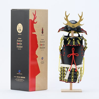 甲冑型ボトルホルダー　完成品　黒