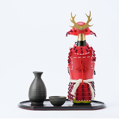 甲冑型ボトルホルダー　完成品　赤