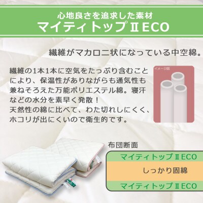 ふるさと納税 太田市 プチセミシングル敷き布団 ブルー 80cm×180cm