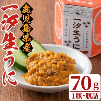 ≪鹿児島県産うに使用≫一汐生うに (70g・1瓶) 雲丹 ウニ 【尾塚水産】a-14-19-z