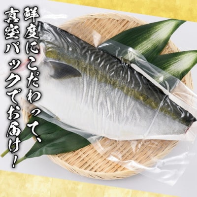 鮮度抜群!自社加工 ブリ 約1～1.5kg(片身分)【さるがく水産】akn028-24