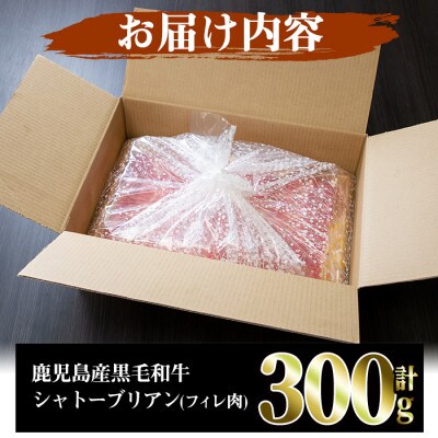 鹿児島県産牛4~5等級 シャトーブリアン(約300g)
