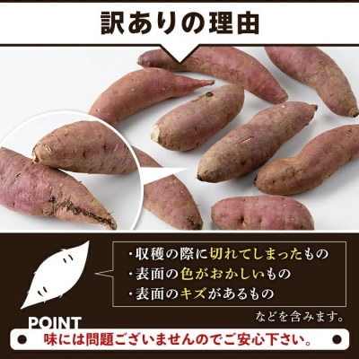 先行予約! <訳あり> 鹿児島県産 さつまいも「紅はるか」計10kg  akn056-08