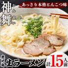 鹿児島生ラーメン「神舞」(3人前×5箱・計15人前)【福永食品】a-12-131
