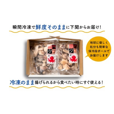 関門 タコ からあげ 600g たこ 唐揚げ EY024