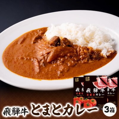 飛騨牛とまとカレー　1食200g×3箱