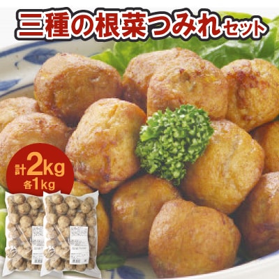 三種の根菜つみれ2パックセット