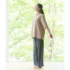 草木染めコットンTシャツ　柿渋