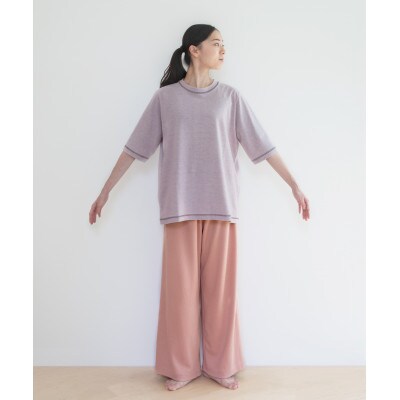 草木染めコットンTシャツ　ラックダイ